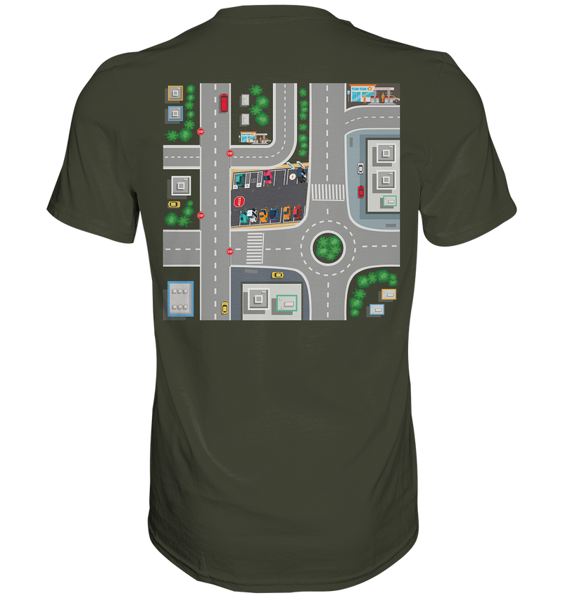 Dad T-Shirt Play Streets City Map