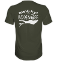 Bodensee weiß 2.1 Rücken - Premium Shirt