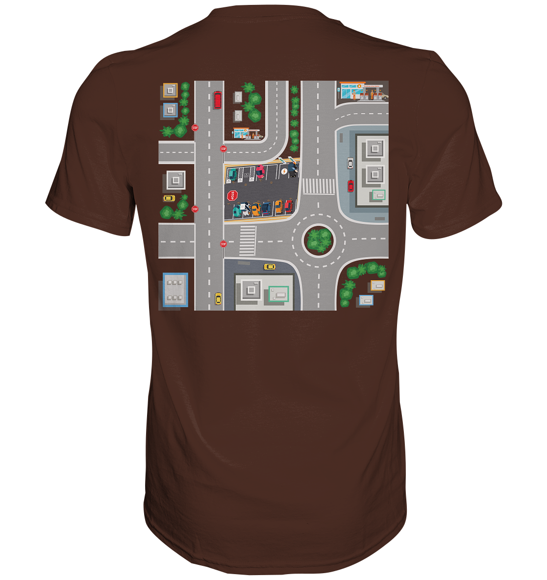 Dad T-Shirt Play Streets City Map