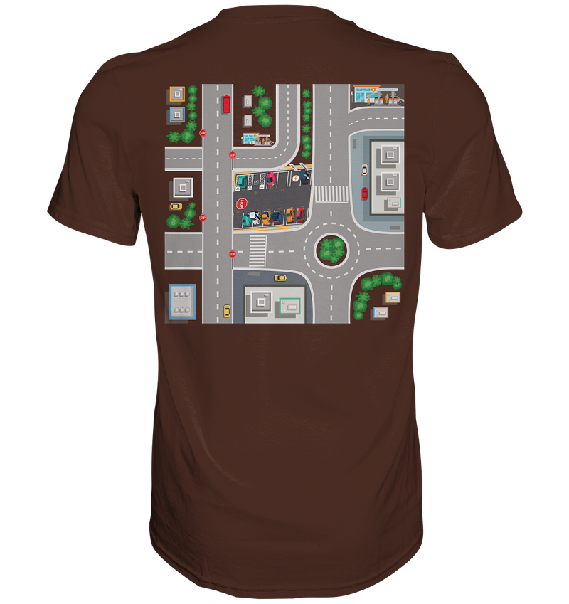 Dad T-Shirt Play Streets City Map