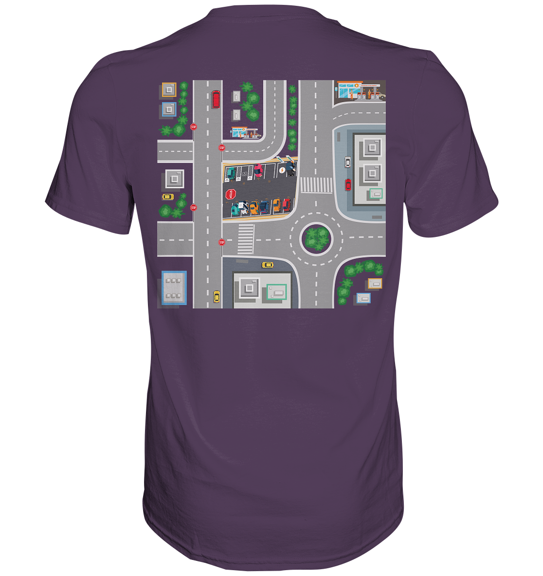 Dad T-Shirt Play Streets City Map