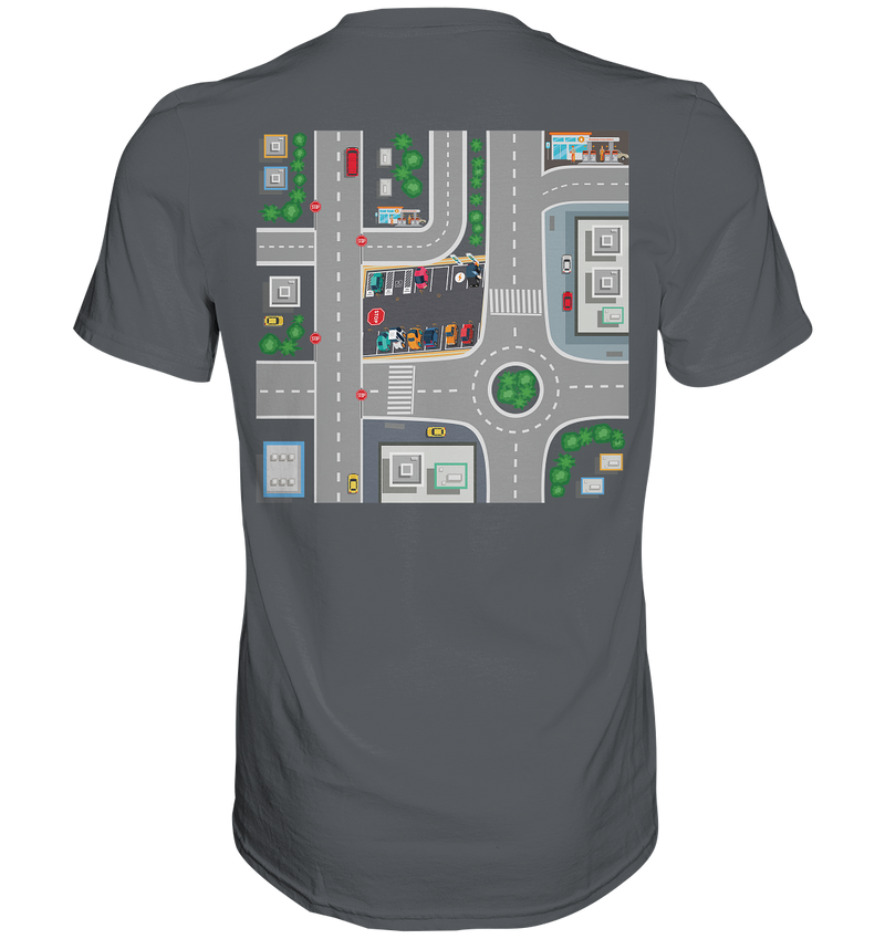 Dad T-Shirt Play Streets City Map