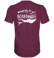 Bodensee weiß 2.1 Rücken - Premium Shirt