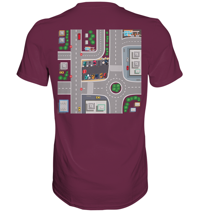 Dad T-Shirt Play Streets City Map