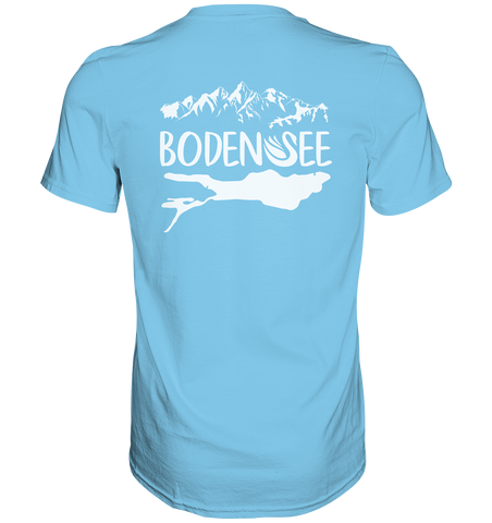 Bodensee weiß 2.1 Rücken - Premium Shirt