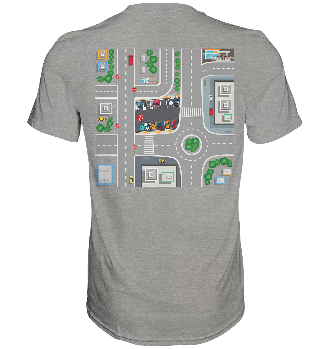 Dad T-Shirt Play Streets City Map