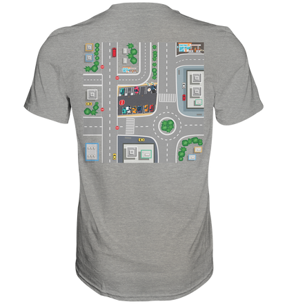 Dad T-Shirt Play Streets City Map
