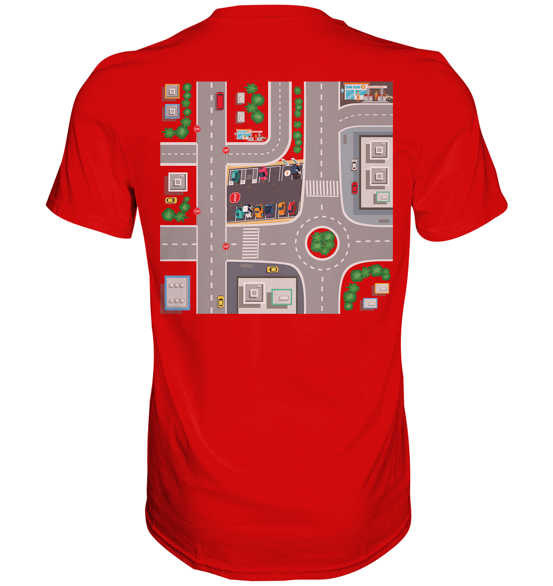 Dad T-Shirt Play Streets City Map