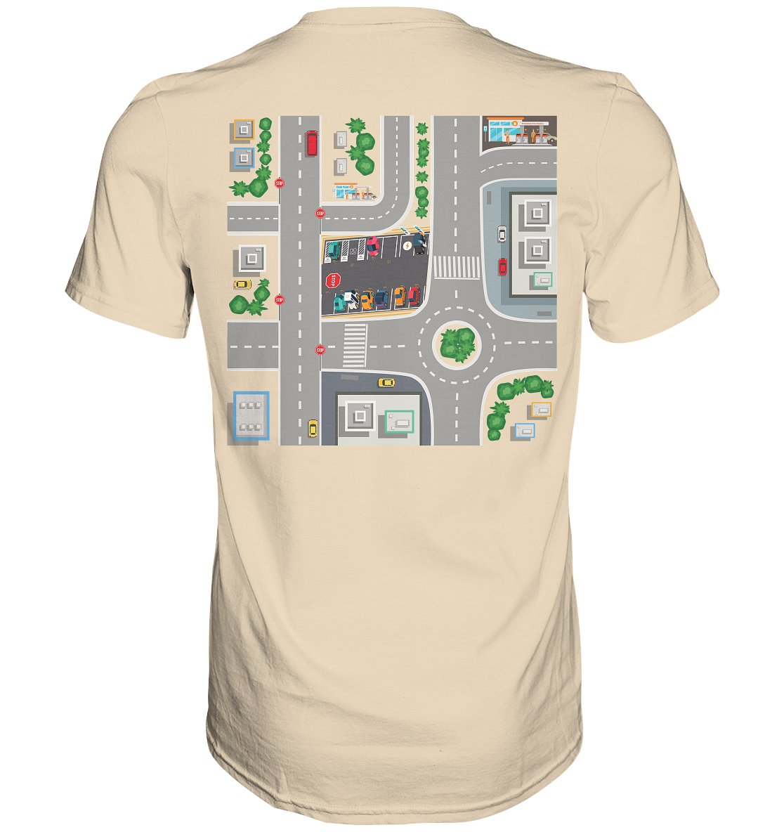 Dad T-Shirt Play Streets City Map