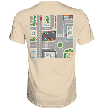 Dad T-Shirt Play Streets City Map
