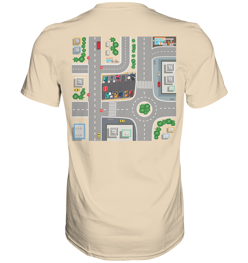 Dad T-Shirt Play Streets City Map