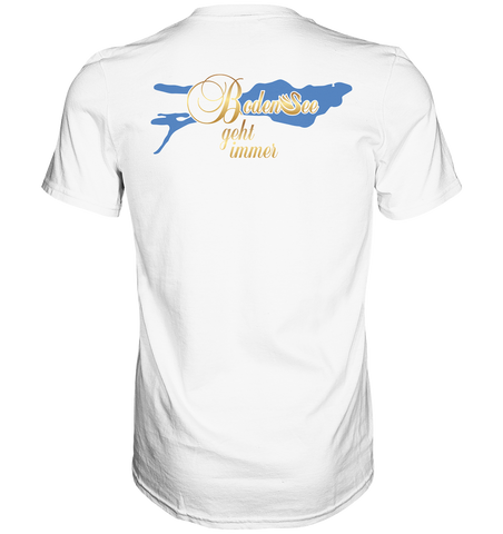 rückseite schwann gold tshirt damen - Premium Shirt