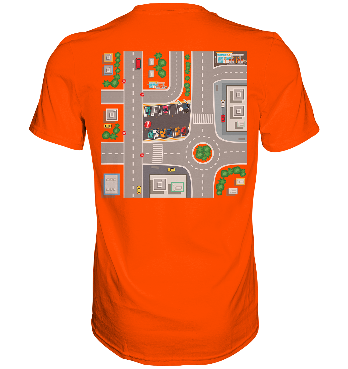 Dad T-Shirt Play Streets City Map