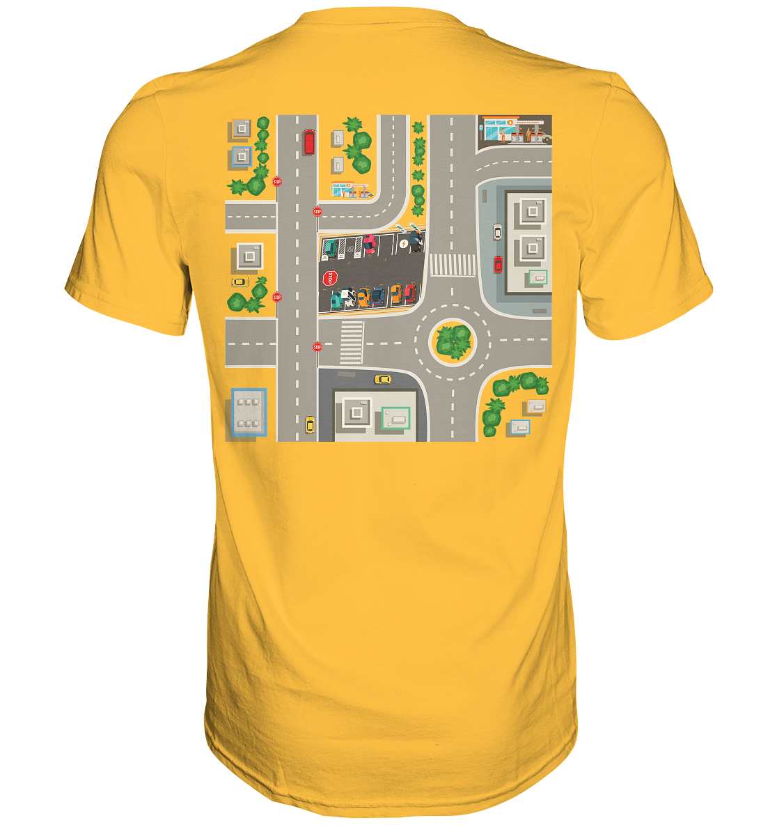 Dad T-Shirt Play Streets City Map