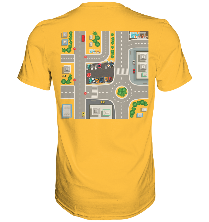 Dad T-Shirt Play Streets City Map