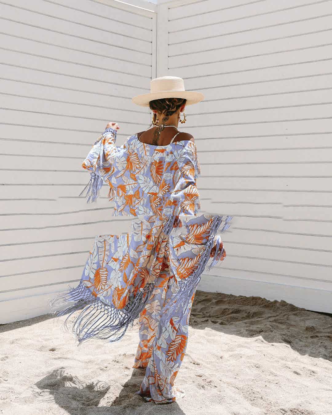 Long Sleeve Floral Sun Protection Shirt Women