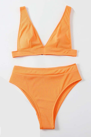 High Waisted Sexy Split Bikini