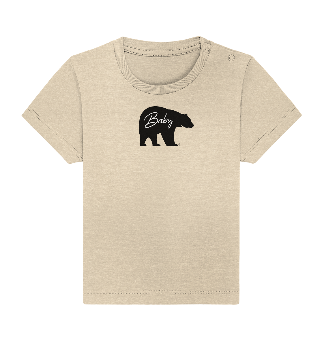 baby bear black - Baby Organic Shirt