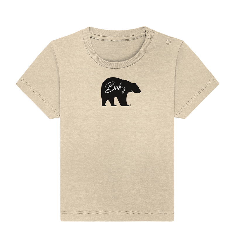 baby bear black - Baby Organic Shirt