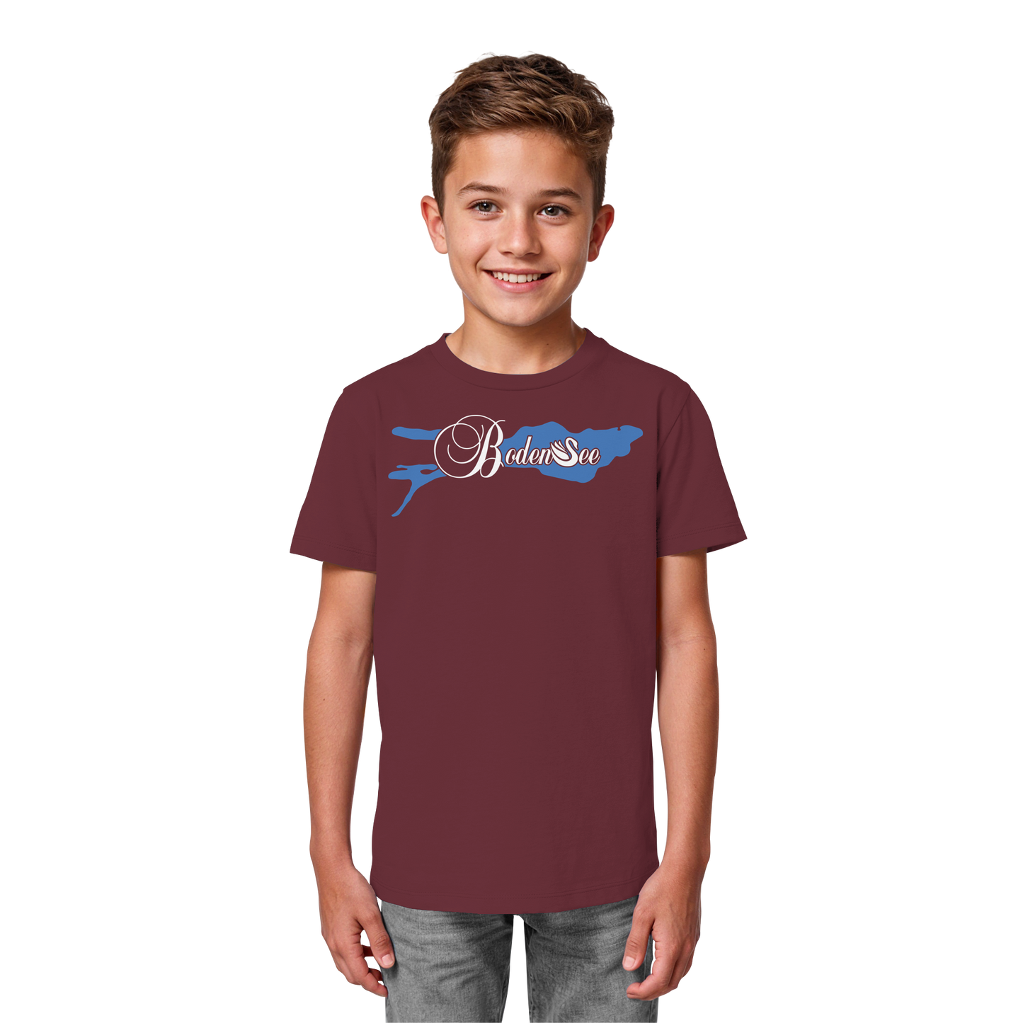 Lake Constance Kids Front 1 - Kids Organic Shirt
