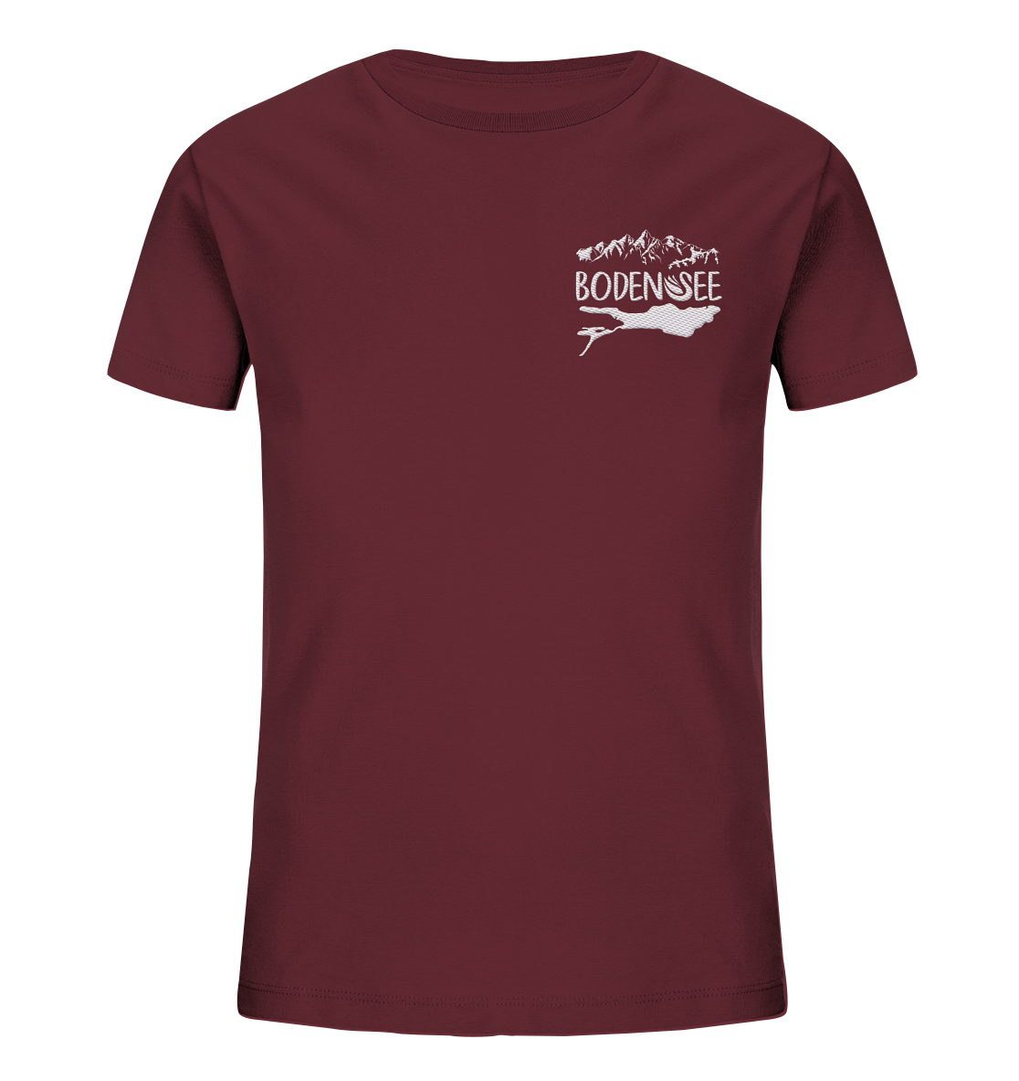 Lake Constance 2.0 Stick - Kids Organic Shirt (Embroidery)