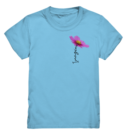 Imagine lila Blumen Shirt Kinder