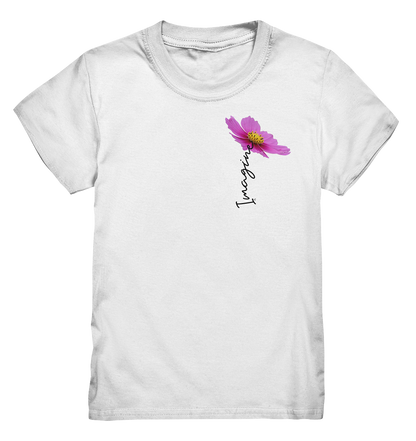 Imagine lila Blumen Shirt Kinder