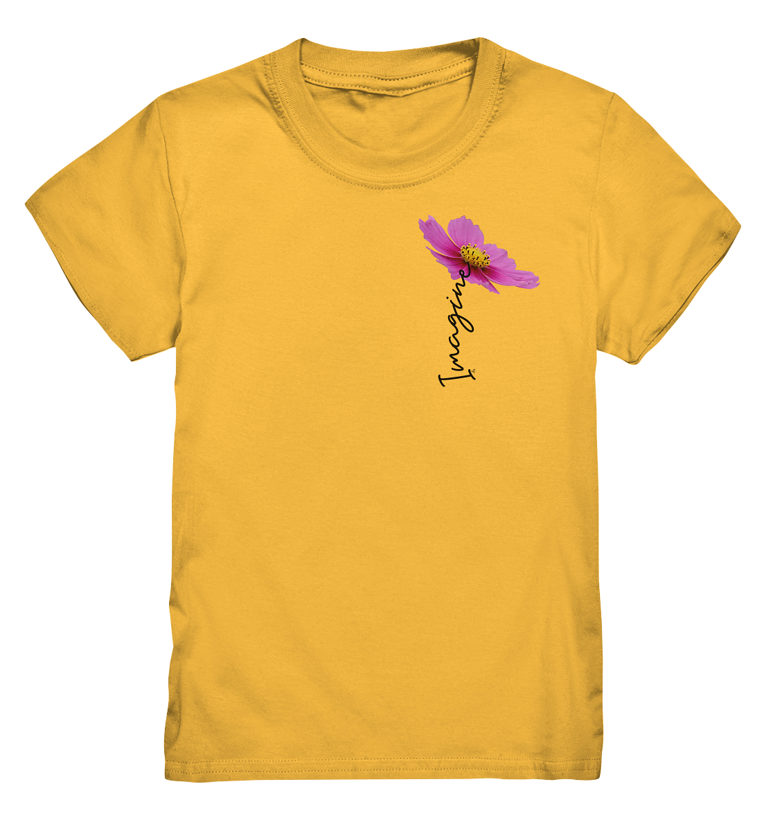 Imagine lila Blumen Shirt Kinder