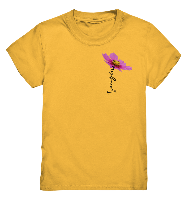 Imagine lila Blumen Shirt Kinder