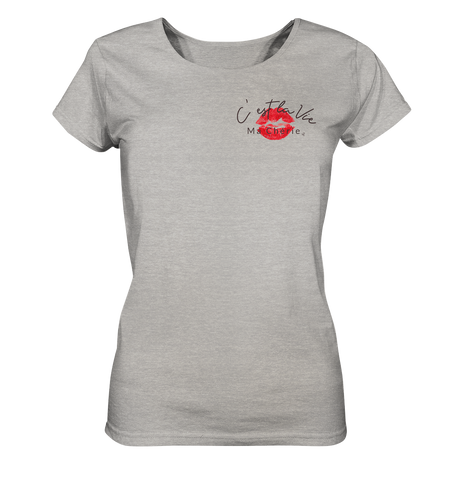 cèst la vie - Ladies Organic Shirt (meliert)