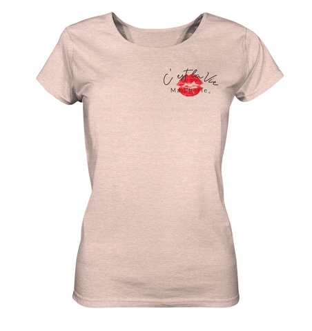 cèst la vie - Ladies Organic Shirt (meliert)