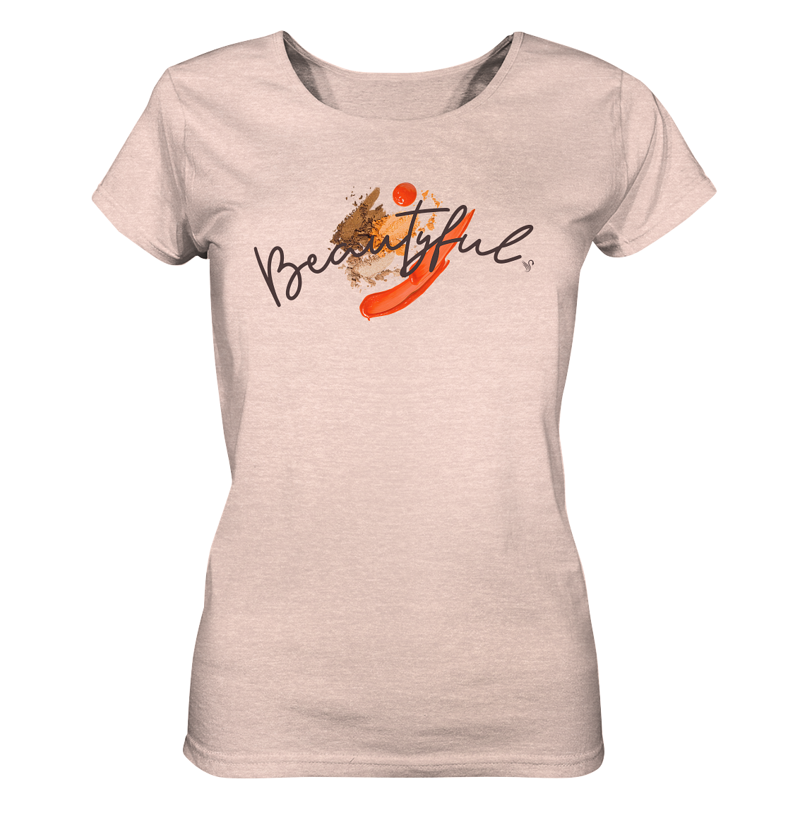 beautyful - Ladies Organic Shirt (meliert)