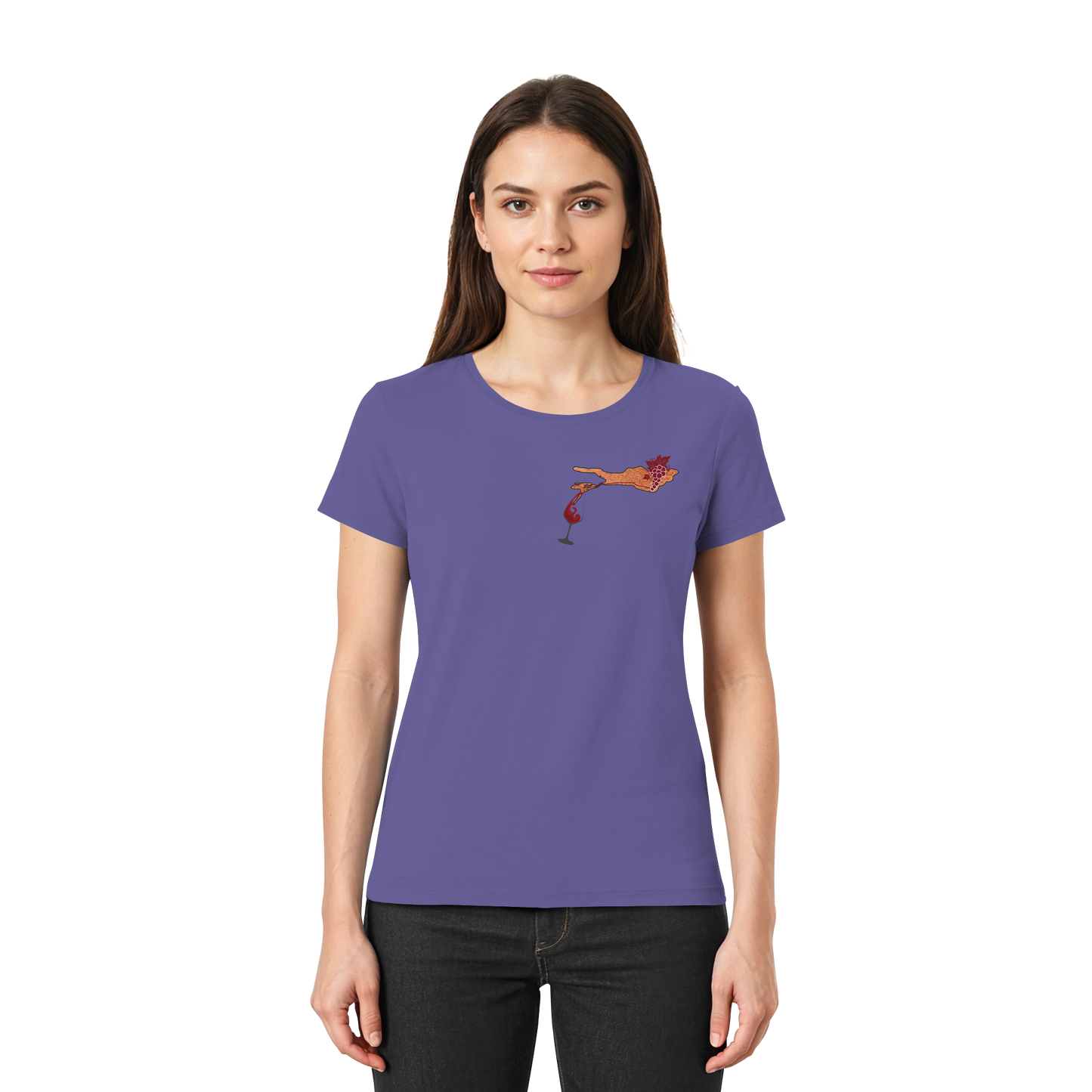 Dog Grapes T-Shirt Women