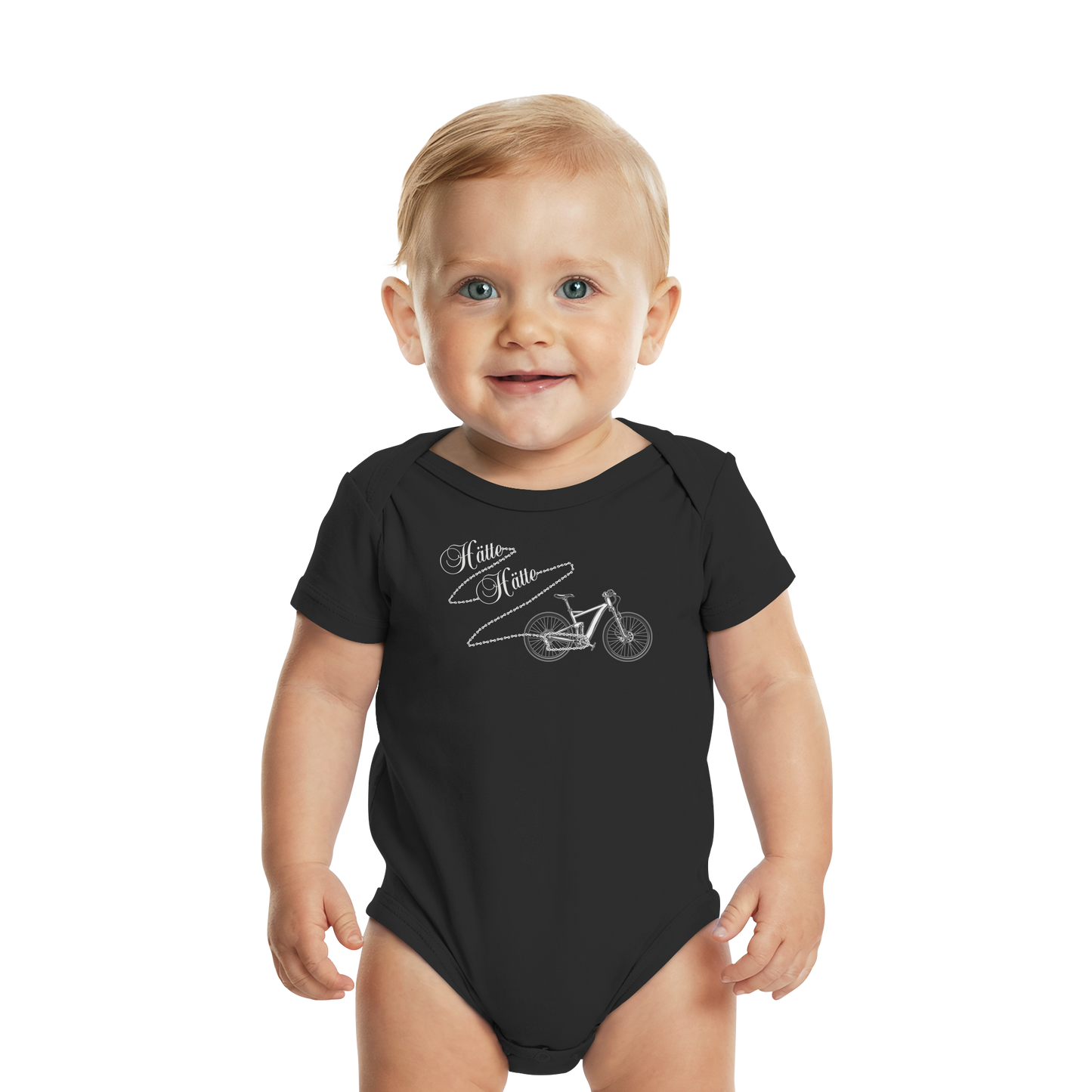 If If Bicycle Chain - Organic Baby Bodysuit