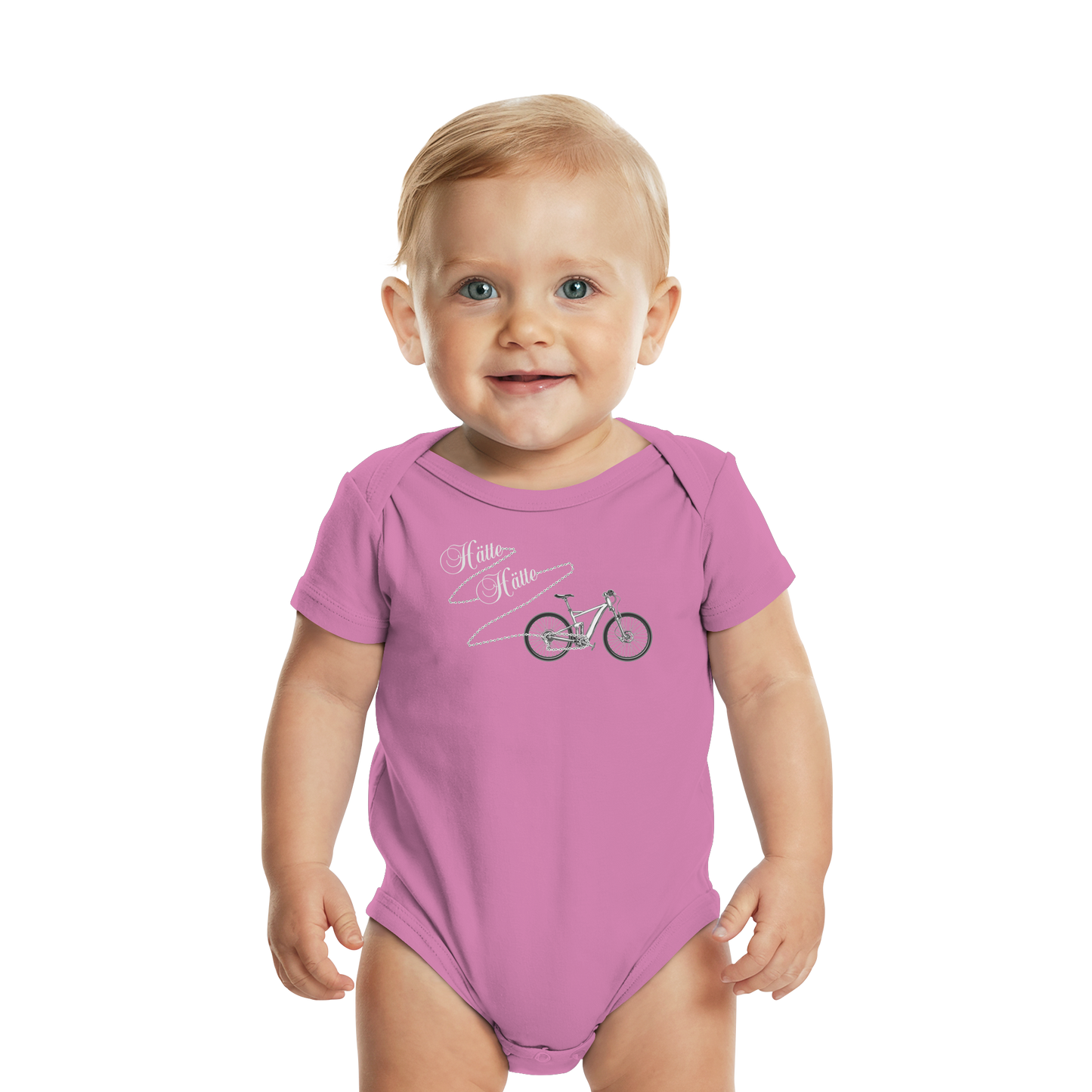 If If Bicycle Chain - Organic Baby Bodysuit