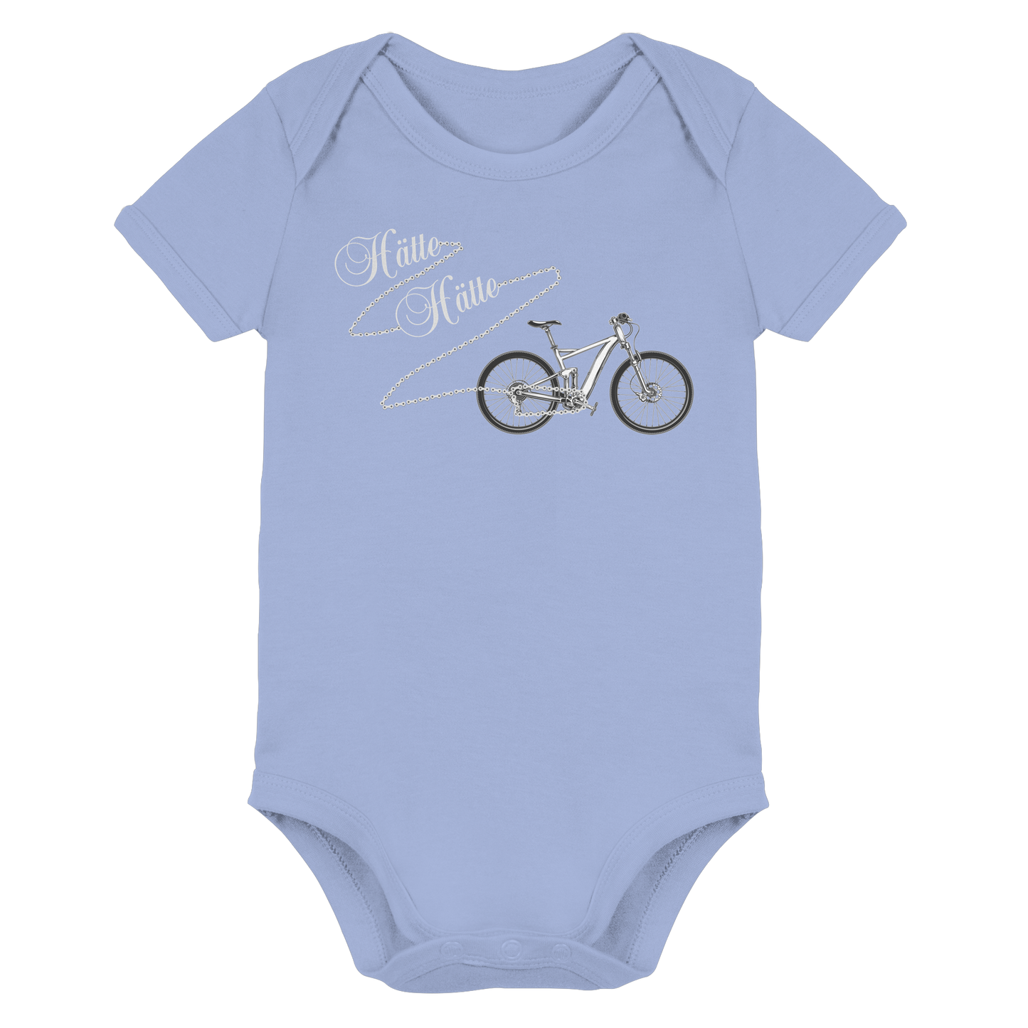 If If Bicycle Chain - Organic Baby Bodysuit