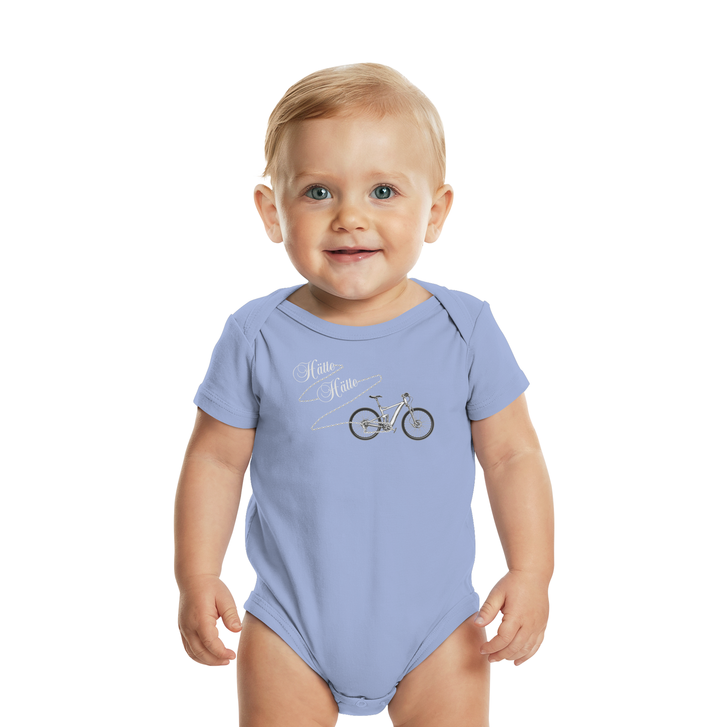 If If Bicycle Chain - Organic Baby Bodysuit