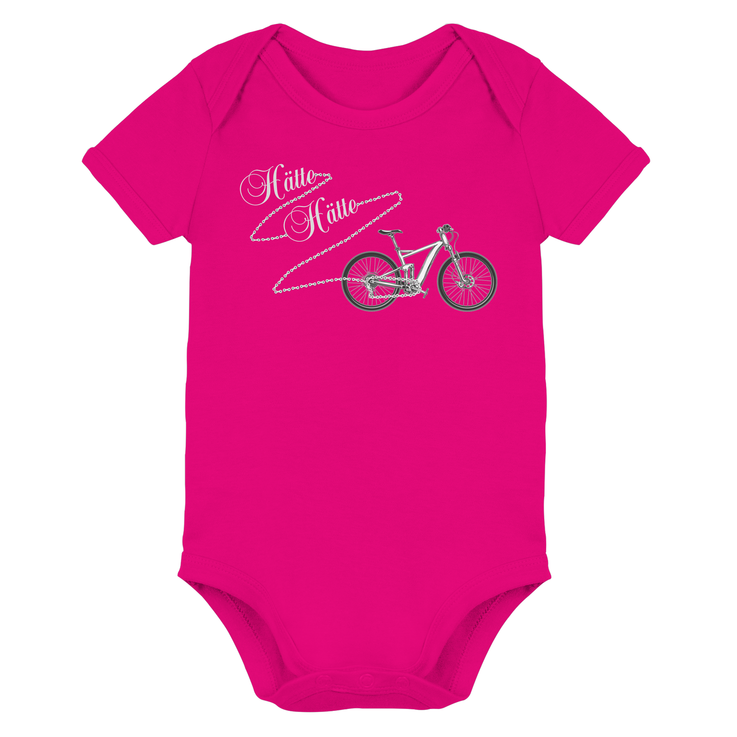 If If Bicycle Chain - Organic Baby Bodysuit