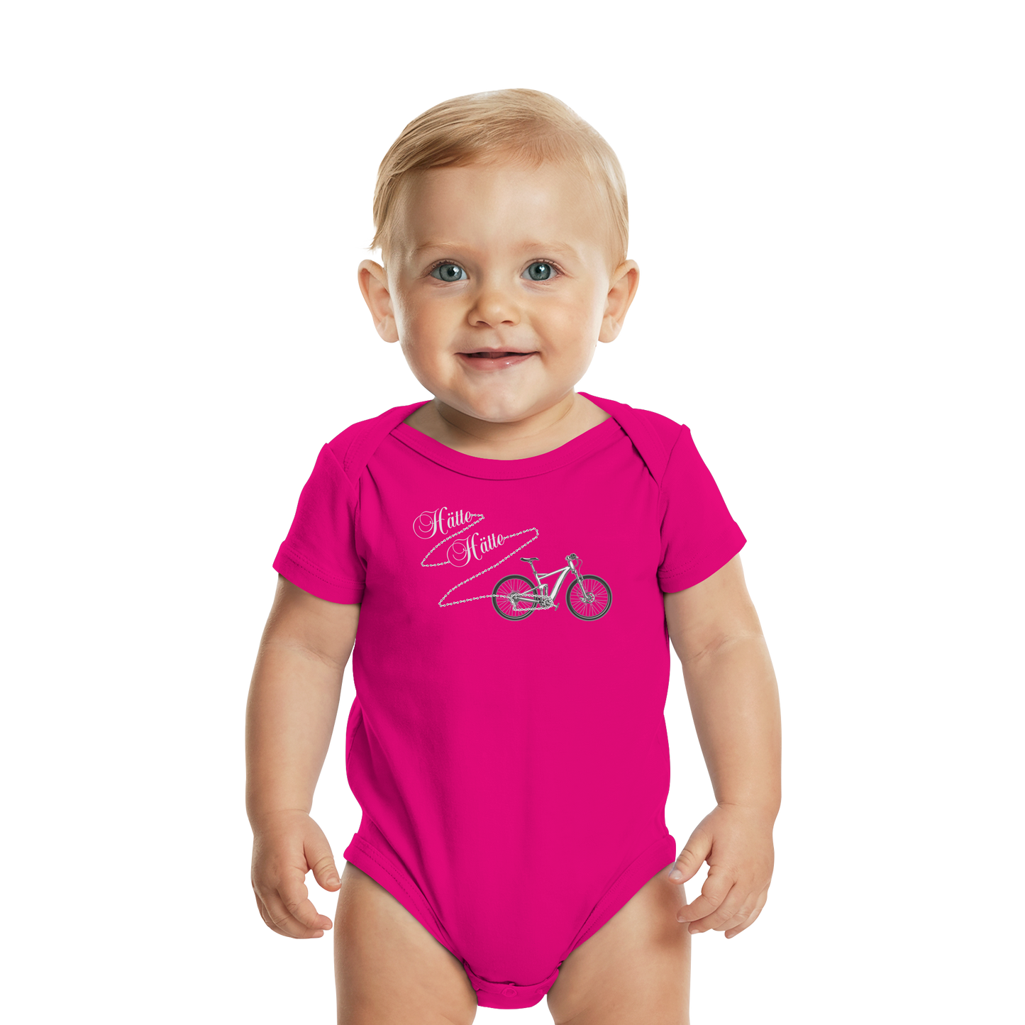If If Bicycle Chain - Organic Baby Bodysuit