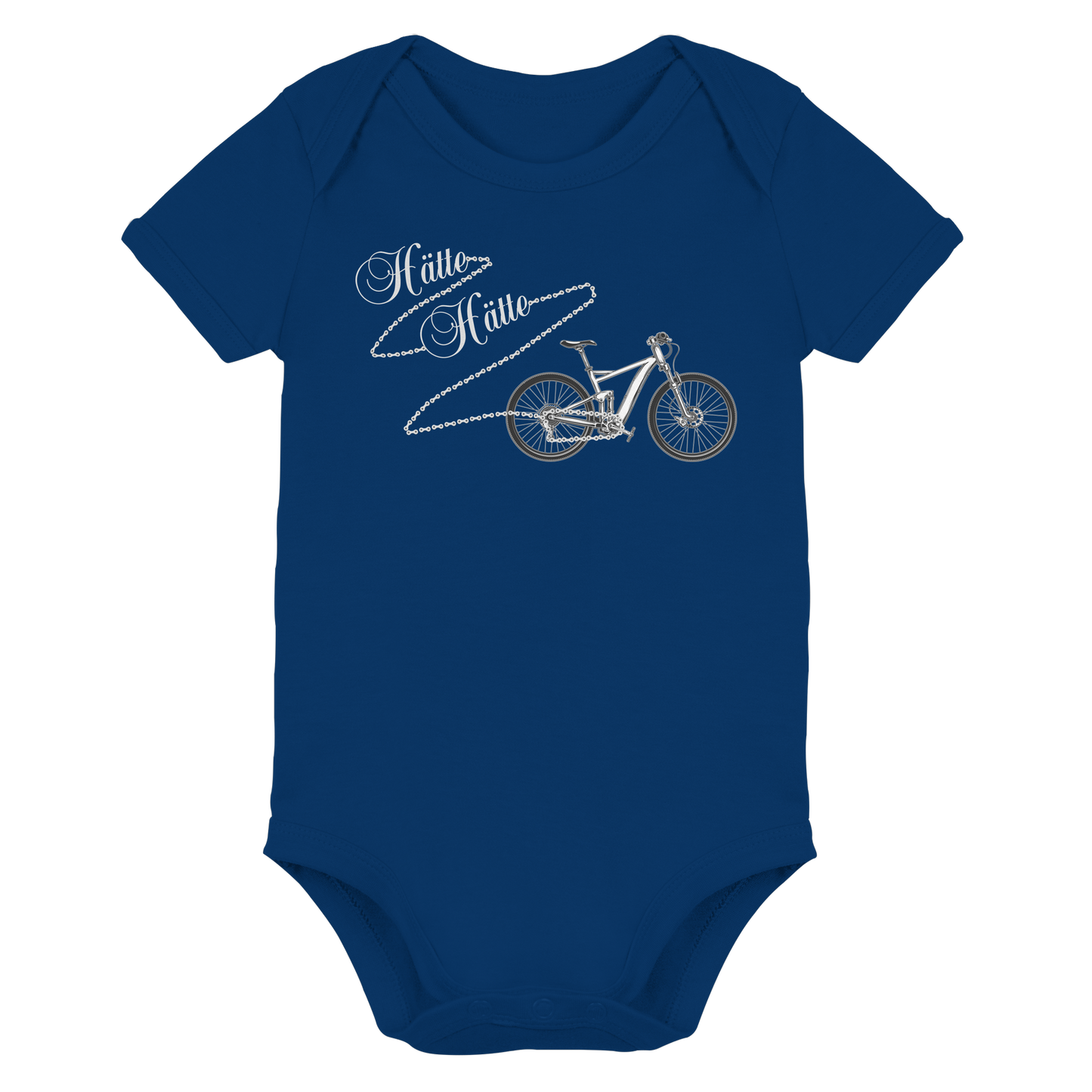 If If Bicycle Chain - Organic Baby Bodysuit
