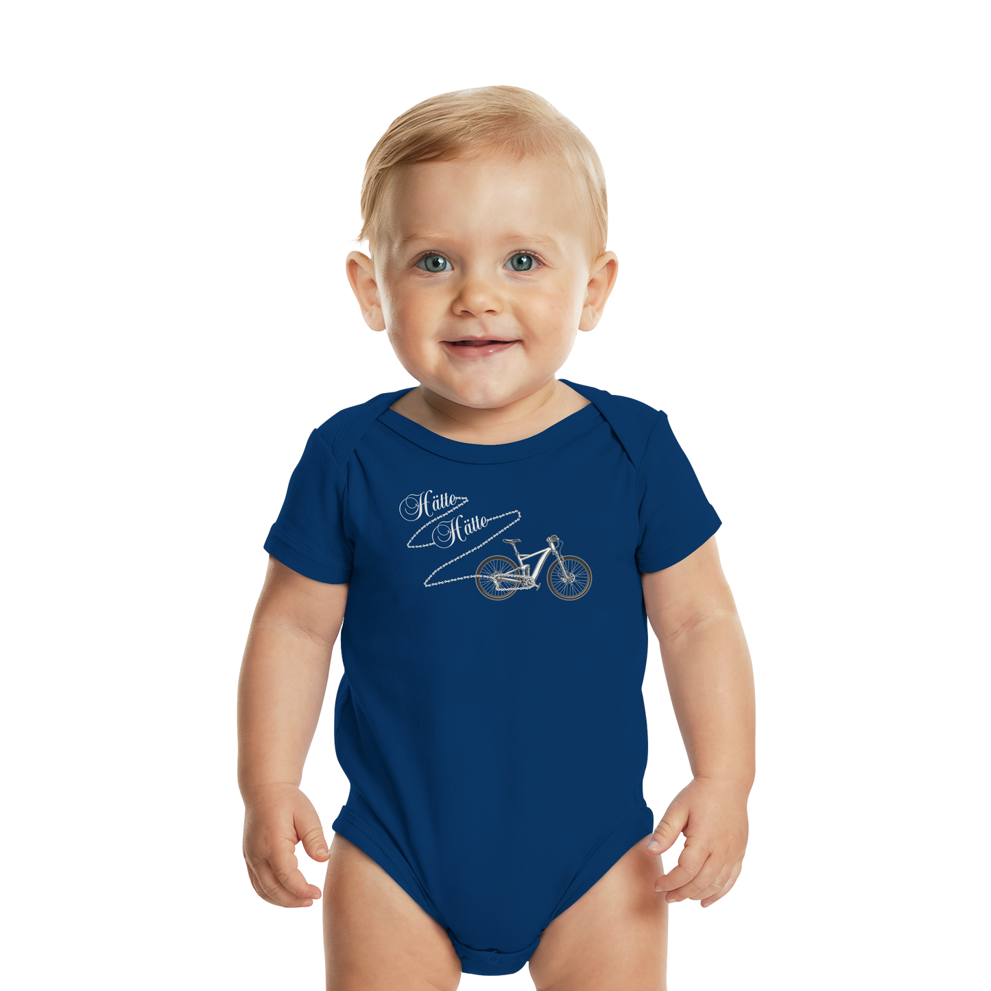 If If Bicycle Chain - Organic Baby Bodysuit