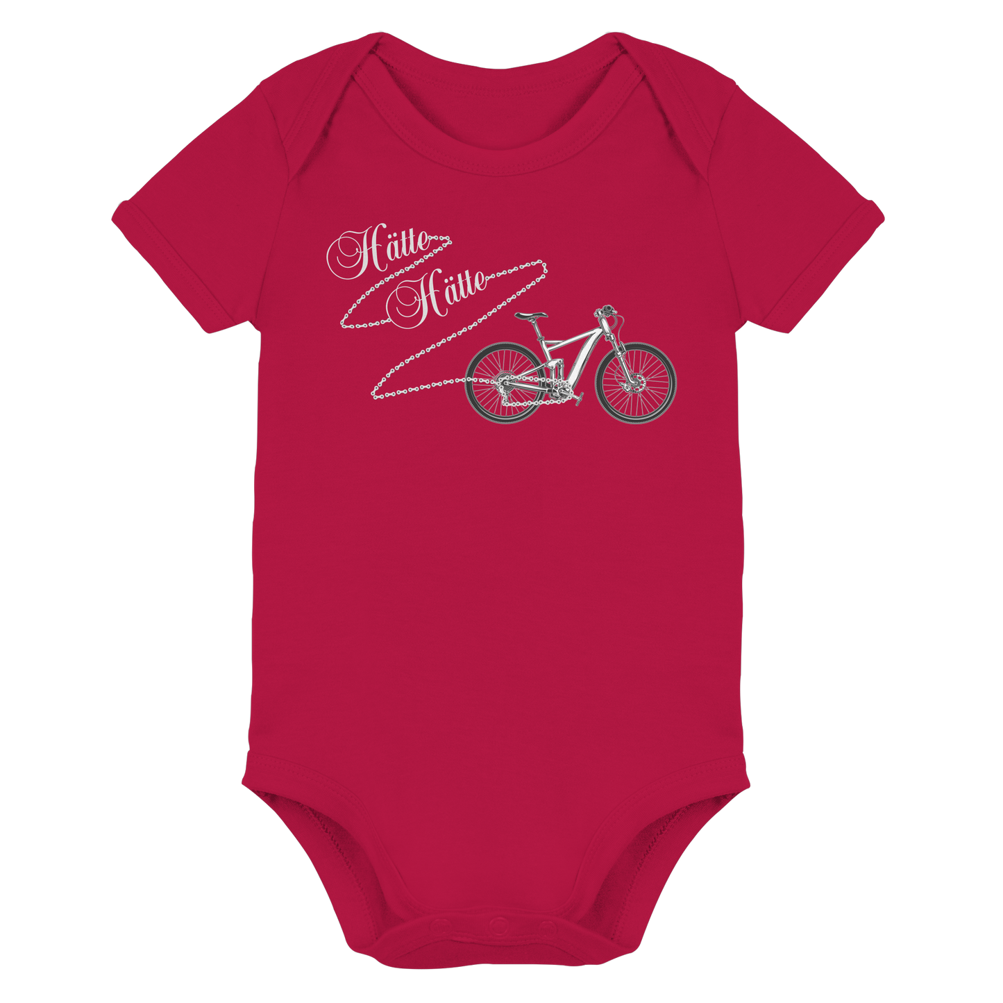 If If Bicycle Chain - Organic Baby Bodysuit