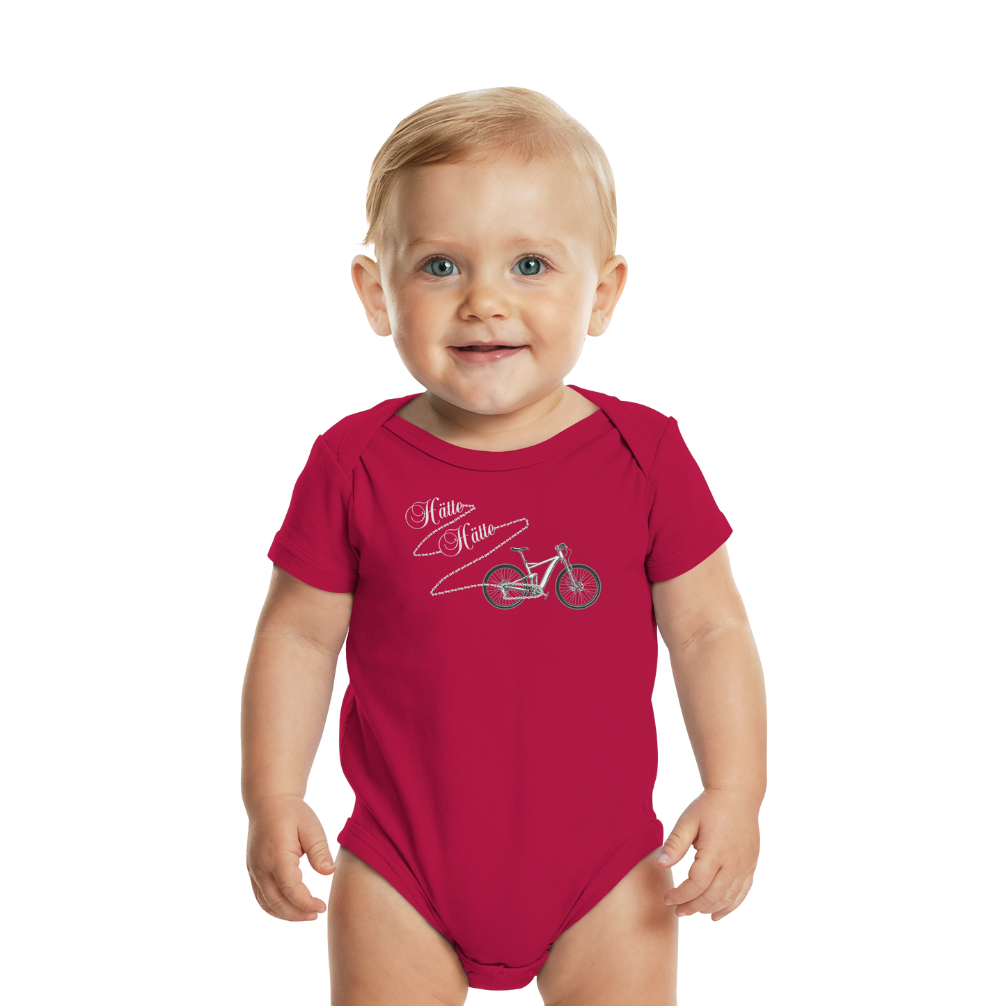 If If Bicycle Chain - Organic Baby Bodysuit