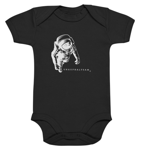 unaufhaltsam astronaut - Organic Baby Bodysuite
