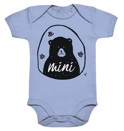 Mini bear bear bee - Organic Baby Bodysuit