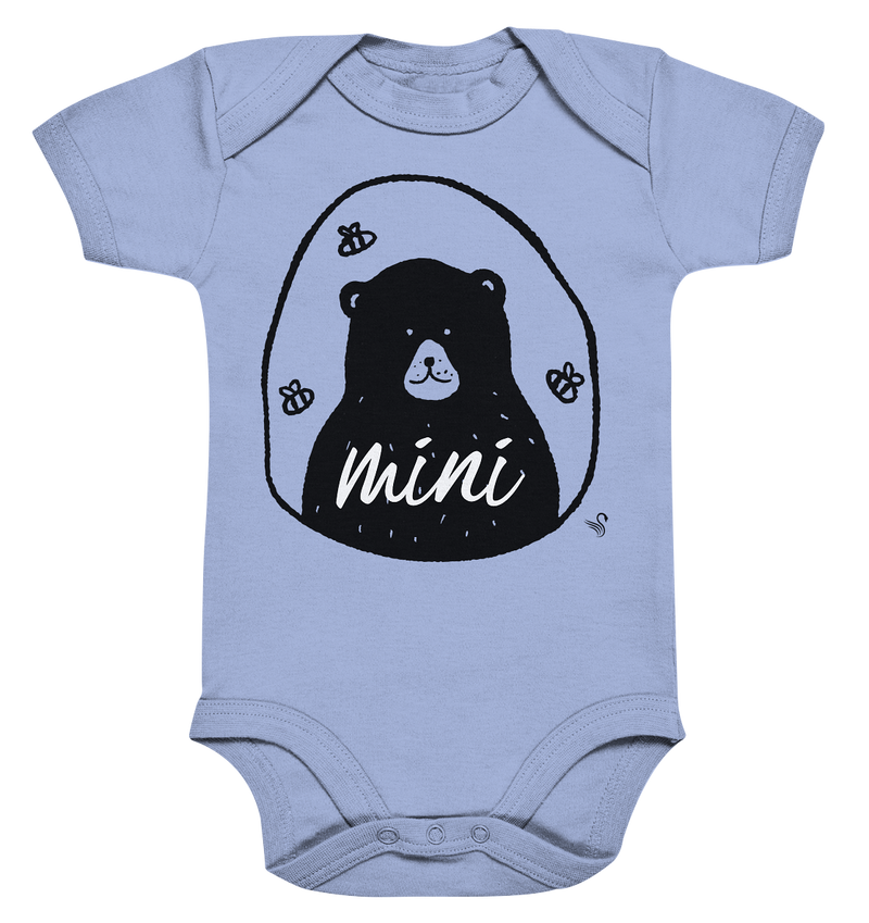 Mini bear bear bee - Organic Baby Bodysuit