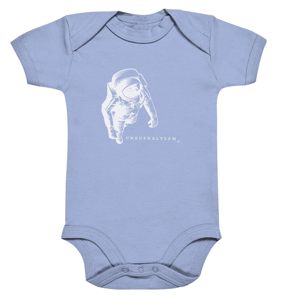 Unstoppable Astronaut - Organic Baby Bodysuit