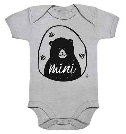 Mini bear bear bee - Organic Baby Bodysuit