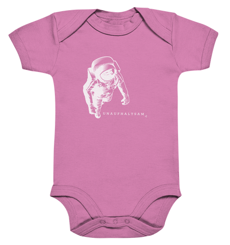 unaufhaltsam astronaut - Organic Baby Bodysuite