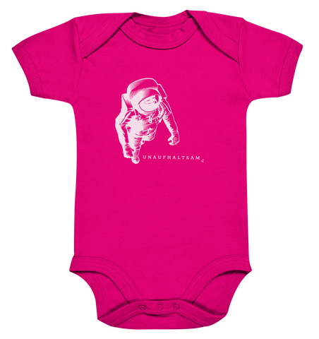 unaufhaltsam astronaut - Organic Baby Bodysuite